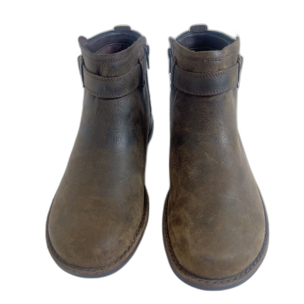 SOLD Merrell Andover Bluffs Waterproof Brown Leather Booties Ankle Boots - Picture 4 of 11